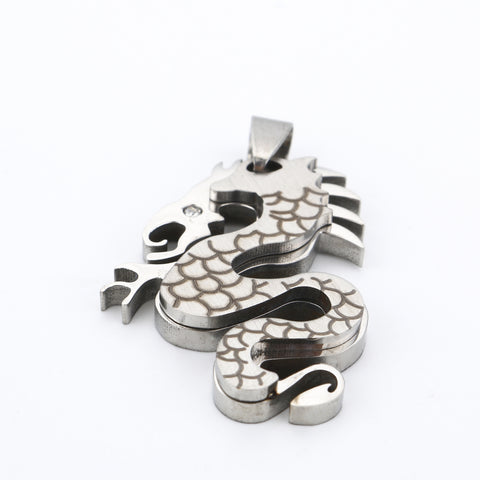 Fashion Icon Přívěsek chirurgická ocel čínský drak PK0497-0107