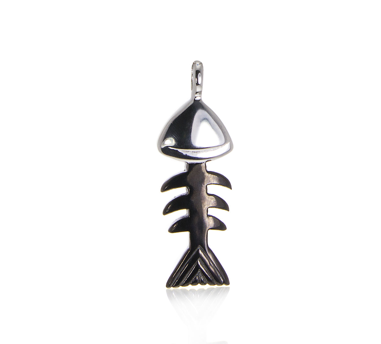 Přívěsek s rybí kostrou  PK0492-0107