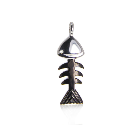 Přívěsek s rybí kostrou  PK0492-0107