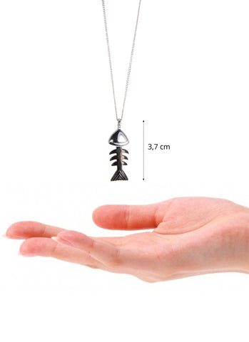 Přívěsek s rybí kostrou  PK0492-0107