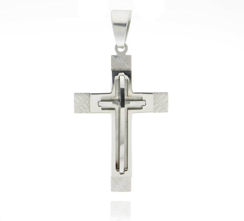 Fashion Icon Přívěsek kříž chirurgická ocel PK0507-0107