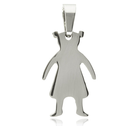 Fashion Icon Přívěsek pro dva Holka ocelový PK0546-0107
