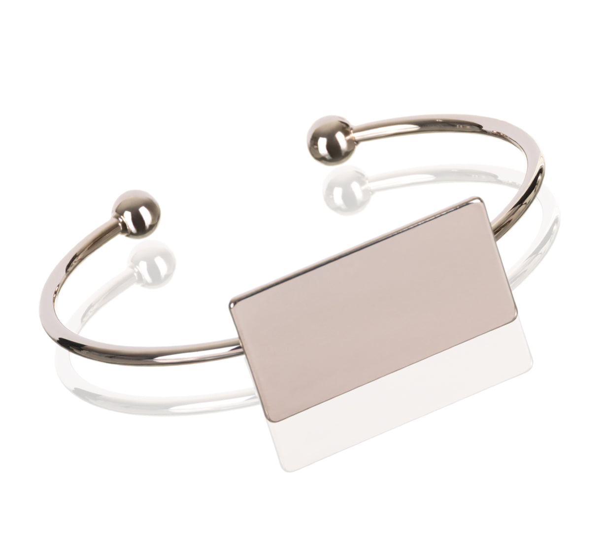 Fashion Icon Náramek Silver Minimalist geometrický NM0432-0317