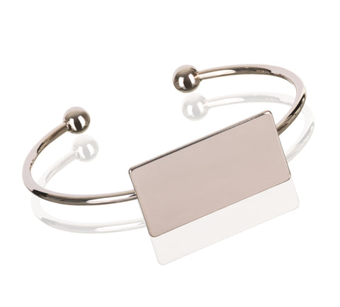 Fashion Icon Náramek Silver Minimalist geometrický NM0432-0317