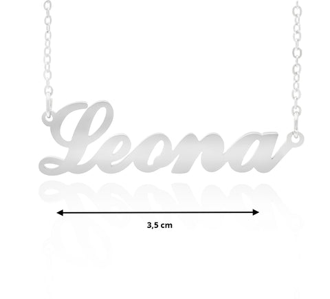 Fashion Icon Ocelový přívěsek jméno Leona NK0507-0112