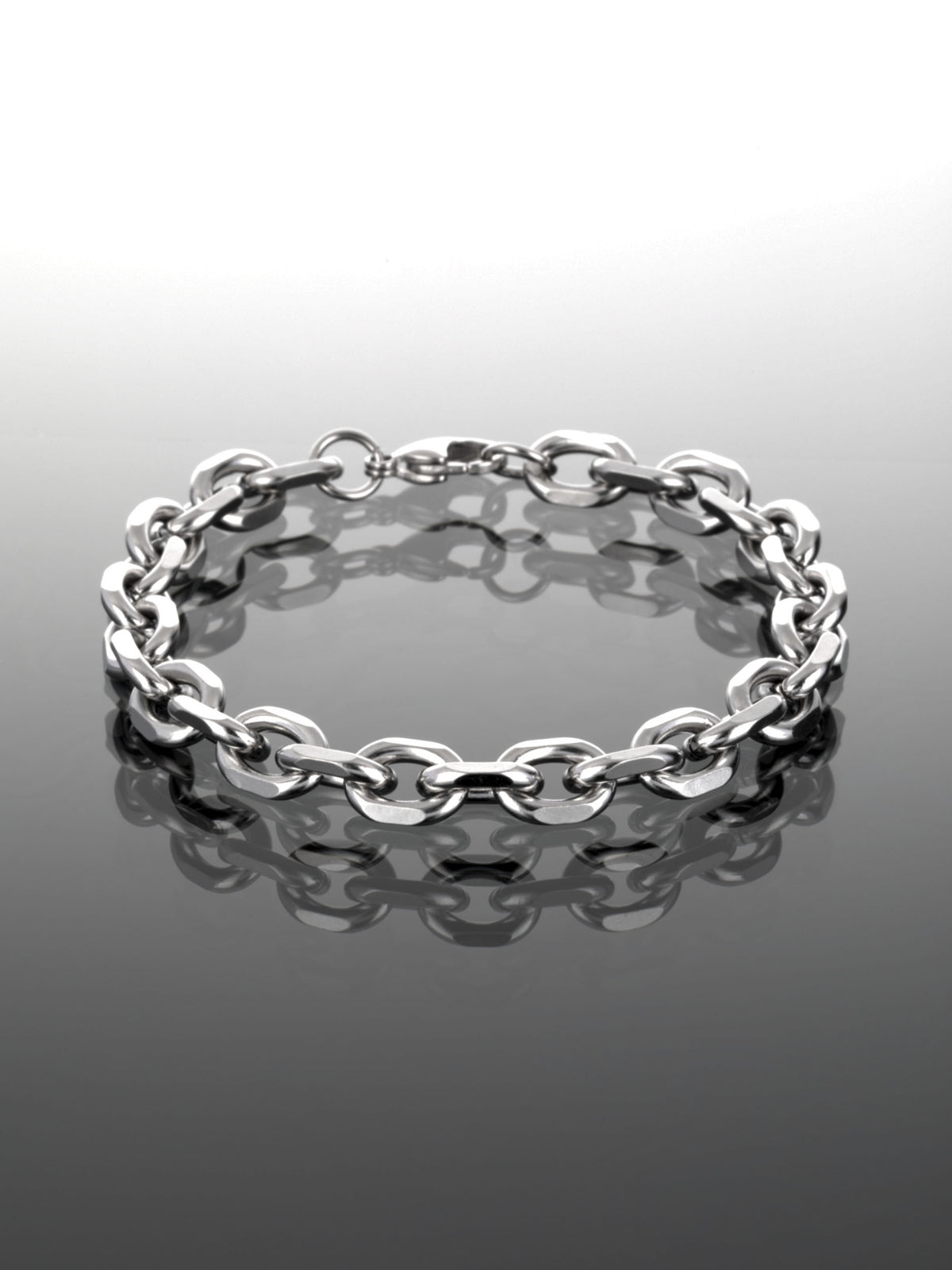 Masivní ocelový náramek tvaru řetězu pro muže i ženy NM0920-0107
