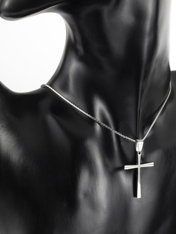 Exkluzivní přívěsek ve tvaru kříže z chirurgické oceli PK0944-0107