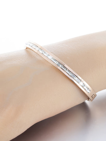 Náramek Crystal Elegance chirurgická ocel s krystaly NM0410-0112