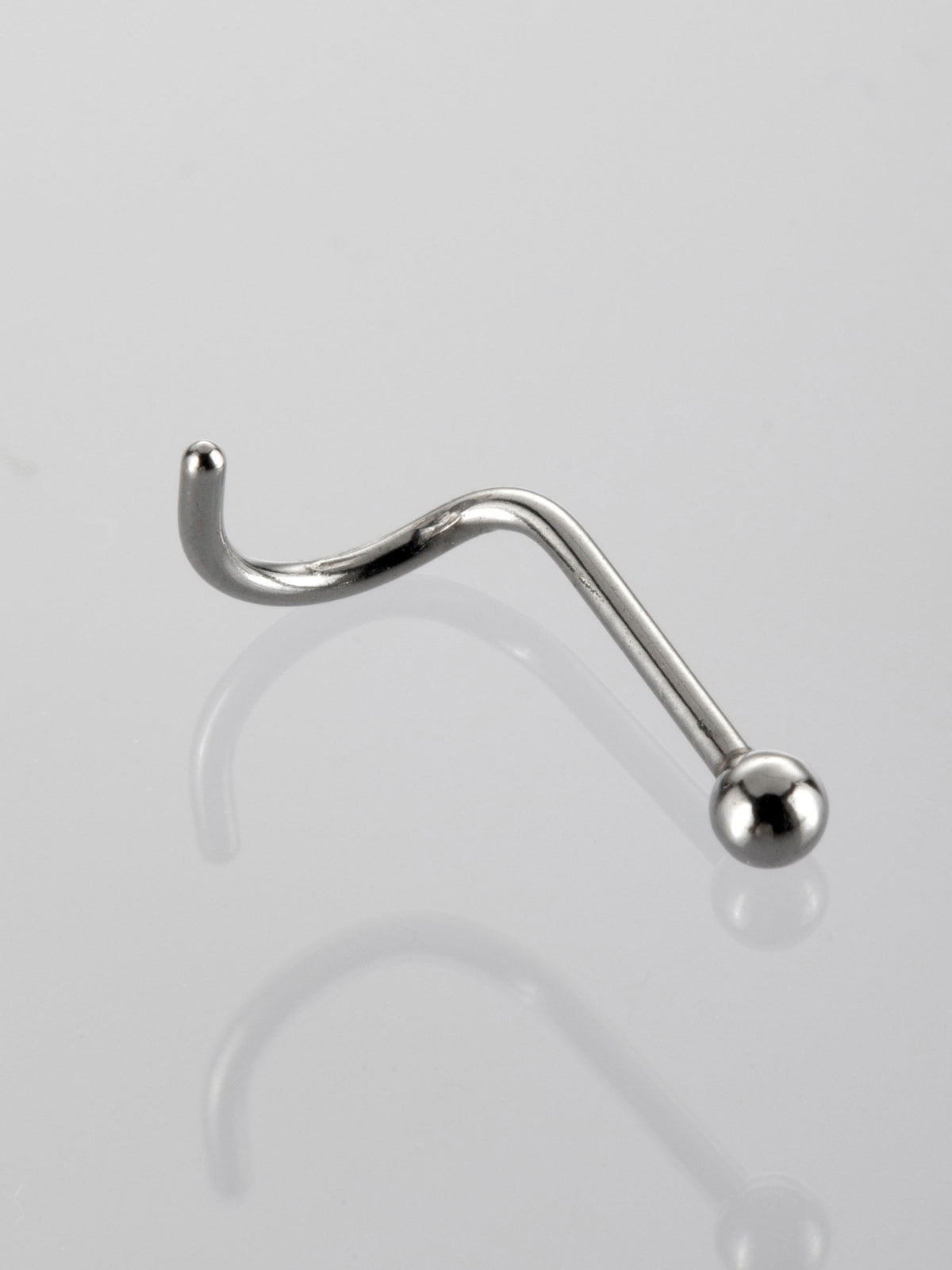 Nostril piercing do nosu s kuličkou z chirurgické oceli  VB0018-07