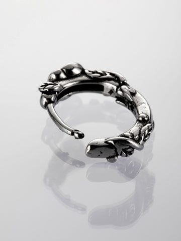 Helix piercing do ucha s motivem růže z chirurgické oceli VB0038-07