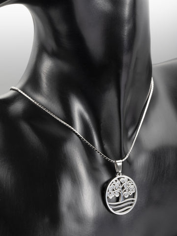 Luxusní přívěsek s motivem stromu života s rytým motivem PK0990-0107