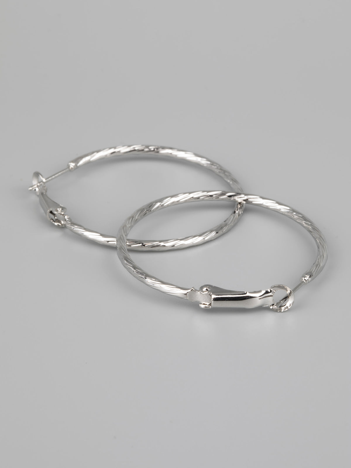 Fashion Jewelry kruhové náušnice s rytým vzorem NE1857-0312