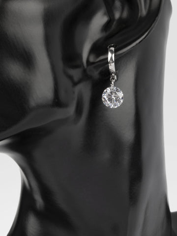 Náušnice Crystal kroužky z chirurgické oceli NE0684-0112