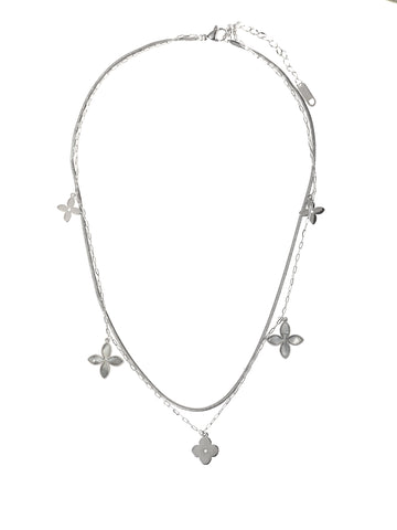 Náhrdelník z chirurgické oceli s ornamenty NK1356-0107