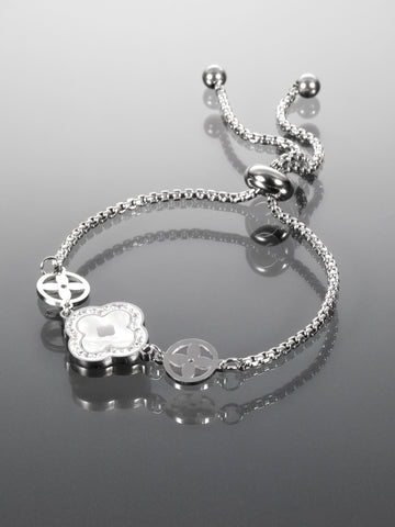 Náramek z chirurgické oceli s ornamenty NM2750-0112
