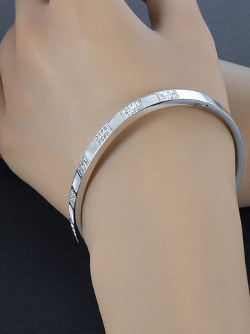 Náramek z chirurgické oceli s krystalky NM2934-0112